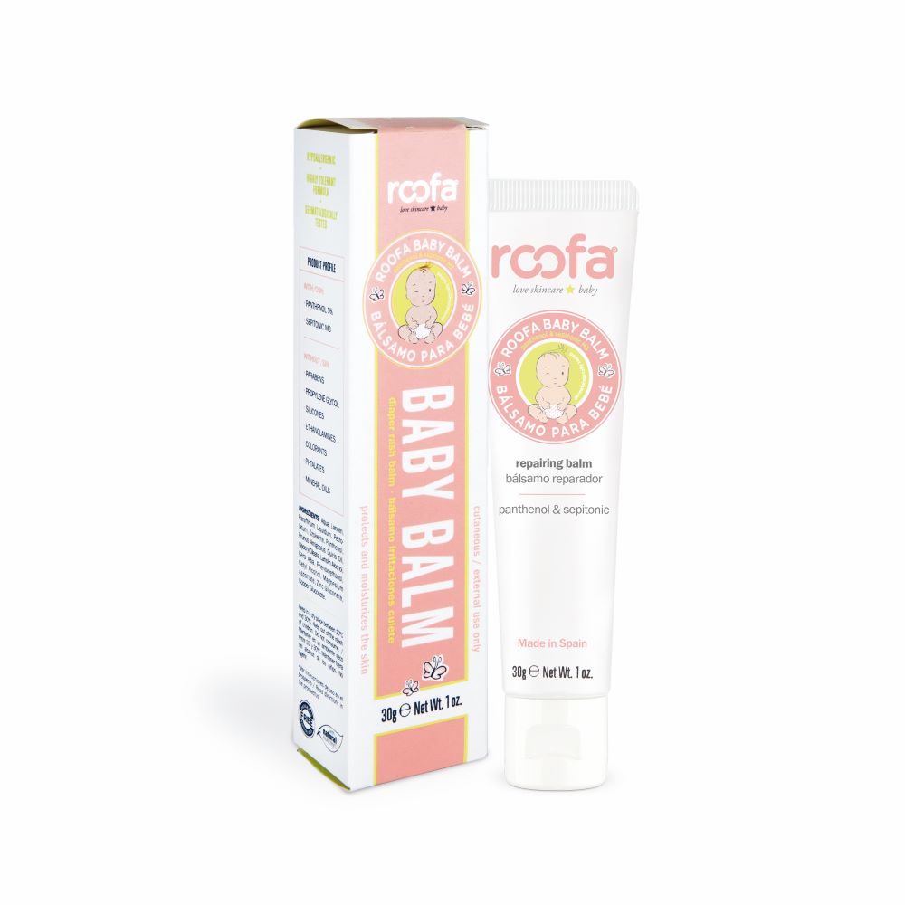 Roofa Baby balm with Panthenol&Sepitonic (Repairing) - Дитячий бальзам з пантенолом та сепітоніком (відновлення) Roofa Baby balm with Panthenol&Sepitonic (Repairing) - Дитячий бальзам з пантенолом та сепітоніком (відновлення)